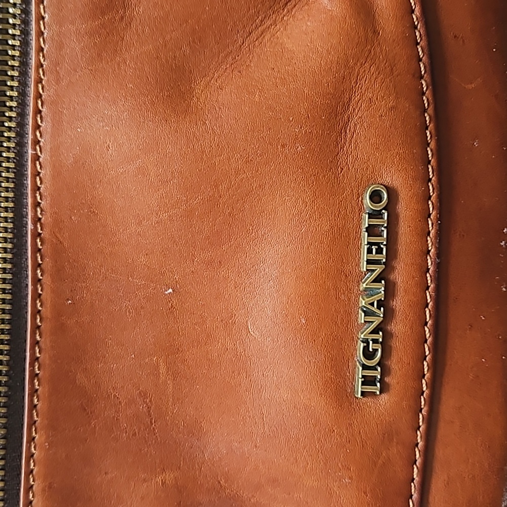 Tignanello brown leather Crossbody Purse - Picture 7 of 7